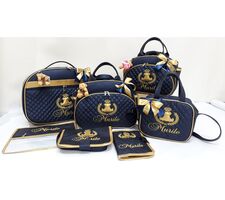 Kit Bolsas Maternidade Azul Marinho