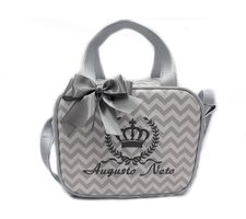 Bolsa Maternidade Personalizada Cinza - 36756
