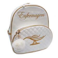 Mochila Branca Personalizada em Cachoeiro de Itapemirim