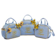 Kit Bolsas Maternidade Azul Bebê