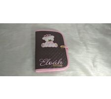 Kit de Bolsas para Menina Marrom com  Rosa - 41443