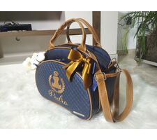 Kit Bolsa Bebê com nome Azul Marinho - 41812