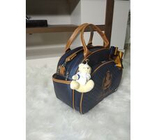 Kit Bolsa Bebê com nome Azul Marinho - 41814