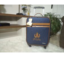Kit Bolsa Bebê com nome Azul Marinho - 41816