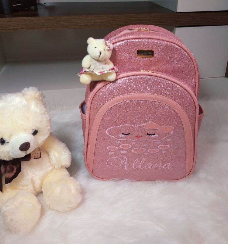 Mochila Rosa Impermeável em Franca