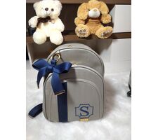 Mochila Cinza Personalizada