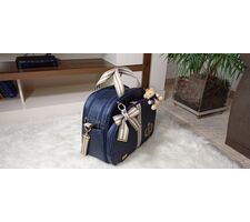 Bolsa e Mochila Maternidade Azul Personalizada - 60271