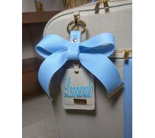 Kit Bolsas Maternidade Menino Linho Cru com Azul Bebê - 75703