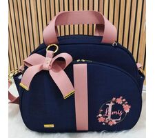 Bolsa e Mochila Maternidade Azul Personalizada - 75999