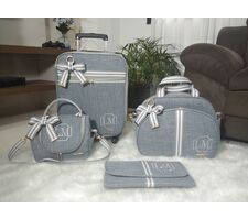 Kit Bolsas de Maternidade Cinza