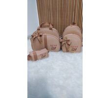 Conjunto de Bolsas para Menina Rosé - 76184