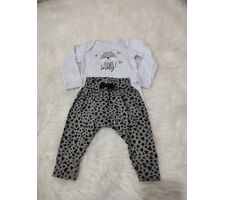 Conjunto Menina Body e Calça Saruel