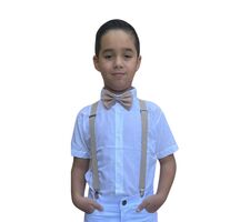 Suspensório Infantil Bege