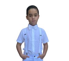 Suspensório Infantil Branco