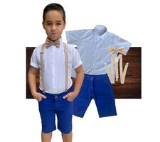 Kit Roupa Social Menino - Festas - Casamento - Batizado - 76688