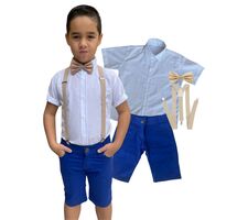 Kit Roupa Social Menino - Festas - Casamento - Batizado - 76689