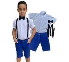 Kit Roupa Social Menino - Festas - Casamento - Batizado - 76710