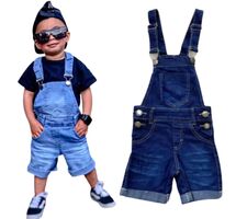 Jardineira jeans Infantil